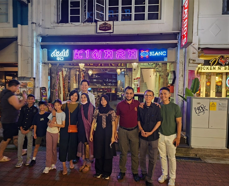 Modern and clean restroom facilities at Kinara