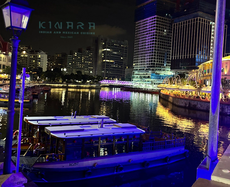 Authentic Indian buffet spread with various dishes