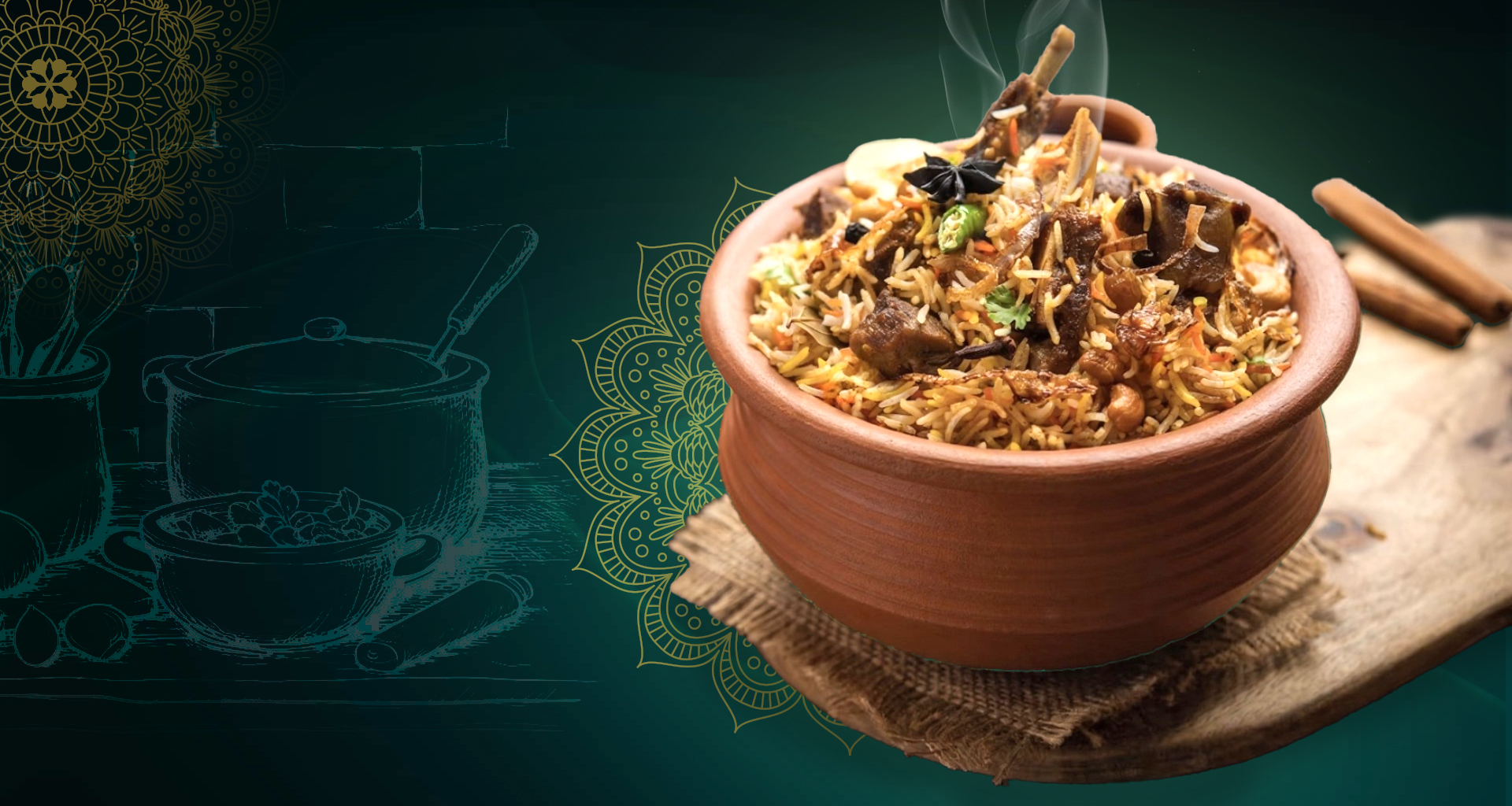 Dum Ki Biryani platter Kinara north indian restaurants Singapore Boat Quay